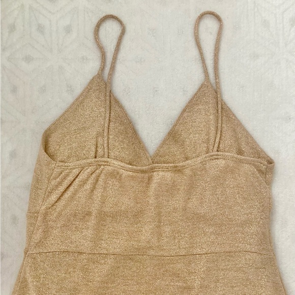 π*NWOT* Lucaya Clothing Co. Gold Sparkle Top - Womenβs Size Small π - Picture 7 of 9